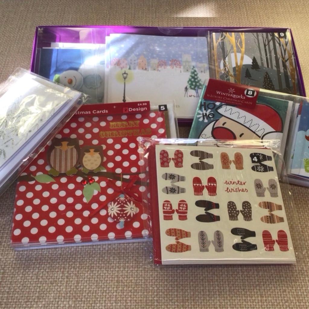 Selection of 39 Christmas Cards of various designs.
All New and from a smoke free home.

Santa Advent Calendar and metal pin on Santa Badge.
Count down the days to Christmas, a seasonal Picture behind each window.
Not recommend for children under 5 Years Age.

New, Sealed and from a smoke free home.

Buy with other Listed Items for a Bundle Price reduction.