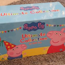 Peppa Pig ultimate DVD collection. 20 dvds, each one contains 10 episodes. Brand new, all dvds still sealed/wrapped. Would make a great gift for your little one!

Collection only please from E14. Thanks for looking.