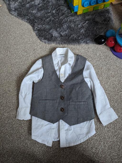 Buy & Sell South West London Norbury - South West London - Photos for smart shirt and waistcoat 18-24 month