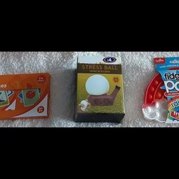 3 In 1 Card Game. (Age 3+) 1 Left
Stress Ball. (Golf Ball) 2 Left
Fidget Pops. (Rainbow) 7 Left

£3 Each or 2 For £5
Mixed & Match
Pick Up Only
No Time Wasters
When It's Gone It's Gone