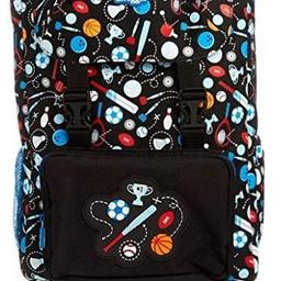 Smiggle mash up fold over backpack bag. RRP £35+

Great colourful back for school or can be used for daily work as several compartments for storage of laptop, files, papers and most essential lunch.  Side mess pocket for drinks bottle or flask.

Local collection preferred or can be posted out at extra costs.