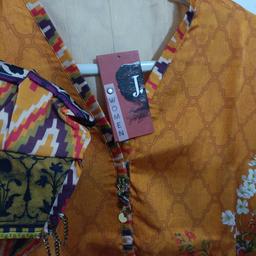 beautiful multicoloured shirt .chain design on sleeve as in pictures very stylish look from Junaid jamsheed and very low price.
check out my other items.
thanks