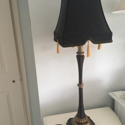Black and gold lamp. Buyer collects