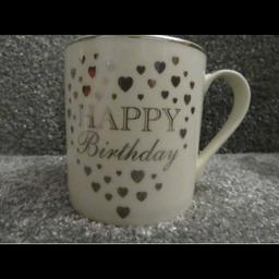 Happy Birthday Heart Mug. Brand new with box. 

Smoke free home. Collection ONLY from WV14 8BX unless you live locally.