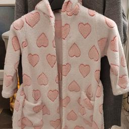 Girl's dressing gown. Fluffy warm nice quality.  Very good condition.  Size 3-4 years. Collection or local delivery.