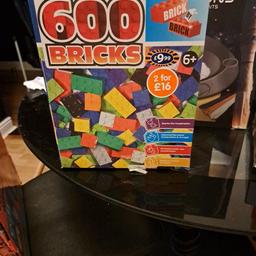 building bricks, 600 bricks, good condition hardly used