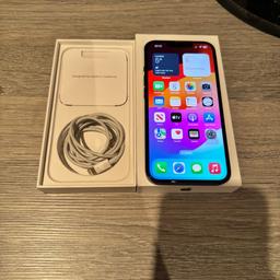 Excellent condition been used as a spare phone and is no longer needed. A few scratches on the back glass.

Glass screen protector fitted.

Battery health percentage is 92%.

Comes with box and charging cable.