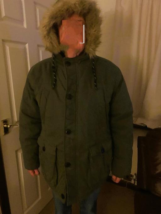 Buy & Sell Warrington Old Hall - Halton - Photos for MEN'S FUR LINED HOODED WINTER COAT