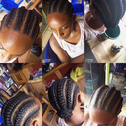 I am a professional hairstylist, I specialise in Knowles braids, regular braids, Ghana plaits, corn rows, wigs & sew.ins. I offer quality and affordable service. please do not hesitate to contact me on 44 7459583100, you won't be disappointed. kids are welcome, too.

I offer the following:
▪︎ Custom hand-made wig
▪︎ Closure and weapon (fixing)
▪︎ Knowles braids
▪︎ Single braids
▪︎ 18 jombo box braids
▪︎ Ghana plait
▪︎ Afro kinky twist
▪︎ Crotchet braids
▪︎ Under wig cornrows
▪︎ Child hairstyl