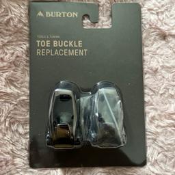 Verkauft werden von der Marke Burton 1x Burton Ersatzset für Snowboardbindungs-Zehenschnalle
