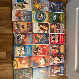 Selten benutze VHS Kassetten aus einer Sammlung
