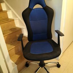Office Chair
Black & Blue
Can be adjusted to suit seat height.
Good Condition