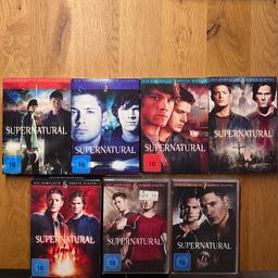 Supernatural Staffel 1-7, DVDs.

Staffel 6 & 7 neu, original eingeschweißt.

Top Zustand.