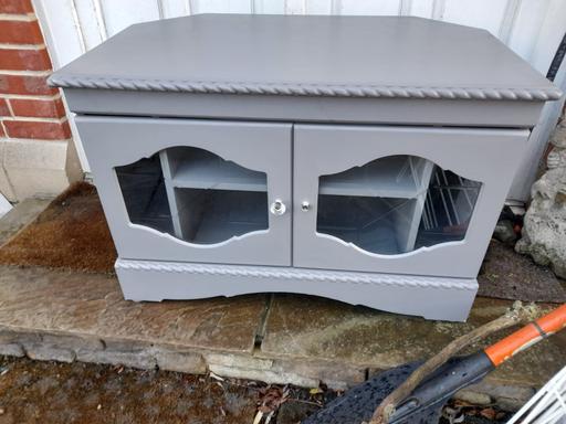 Buy & Sell Hampshire Havant - Photos for Grey Painted Wooden TV Cabinet