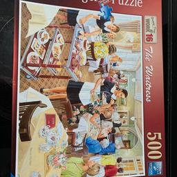 Ravensburger Jigsaw Puzzle’ The Waitress’ 500 Pieces.Boxed and packed. Has been completed once.
Can post for Extra.
