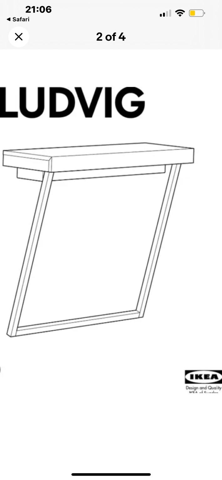 NEW ikea wall mounted desk in KT18 Banstead für 20,00 £ zum Verkauf