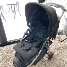 The BabyStart Reversible pushchair comes with a Raincover and Shopping Basket. It's suitable from birth as it can lie back flat, which is handy. You could save yourself a lot of money with something like this as you can avoid forking out for a separate pram or travel system.

This pushchair can face both towards you or out the way for your child to view the world. It has a practical one hand fold, that allows you to collapse it easily and quickly whilst still holding baby.

The peek-a-boo window makes it easy to quietly check on your sleeping baby

It boasts multi recline positions, a five point harness, front swivel wheels, front wheel suspension and linked brakes.

Comes with raincover