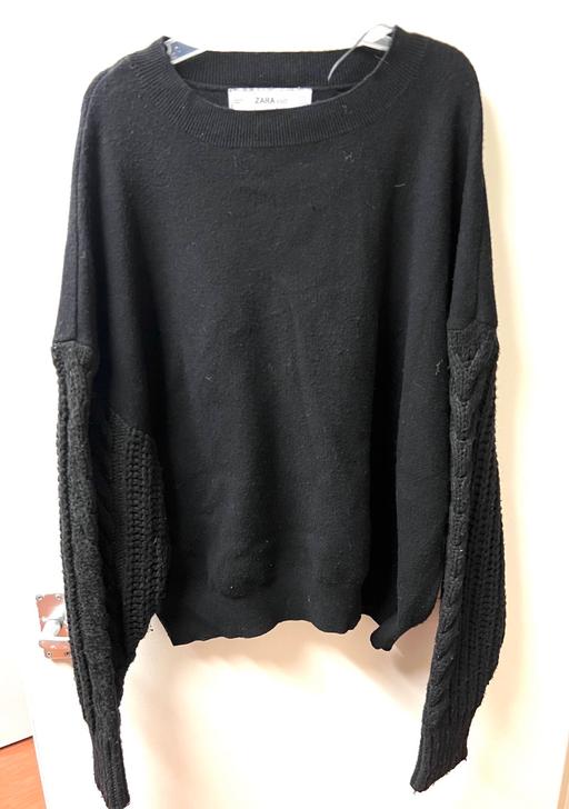 Buy & Sell South West London West Brompton - South West London - Photos for Zara Wool Blend Cable Knit Heavy Jumper