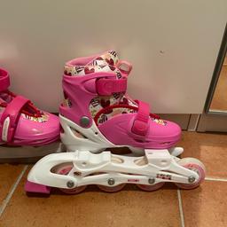 Mädchen Eislaufschuhe Gr 30-33, Umbau auf Roller möglich. Pink