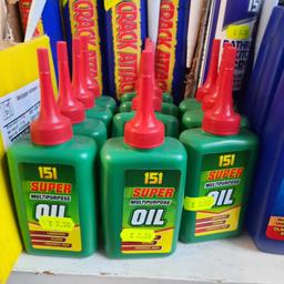 Super multipurpose oil good for in the garden, offices, workshop and the home

We are open every Friday, Saturday & Sunday 10am till 4pm, loads of bargains to be had, hope to see you there, full address is

146-156 Weston Lane.
Tyseley
Birmingham
West Midlands
B113RX, Next to Weston Tyres look for yellow signs.