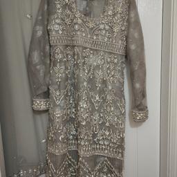 only worn once ,really heavy wedding suit,pain250,only selling for 70
