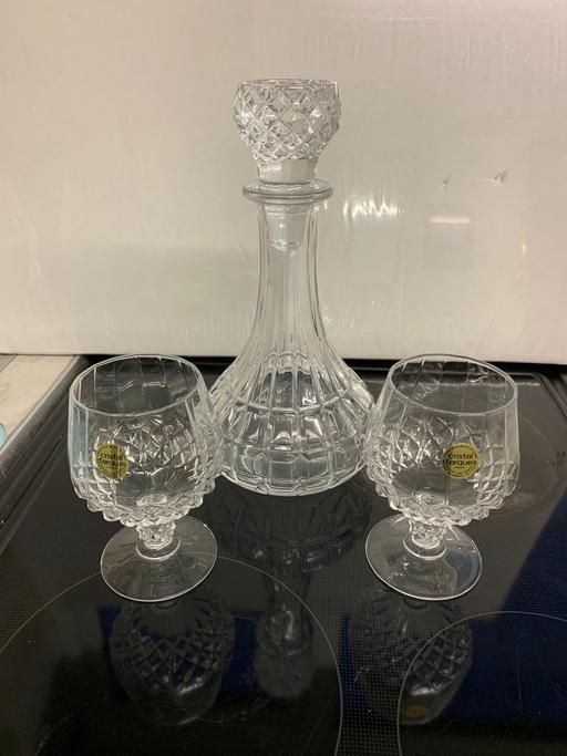 Buy & Sell West Midlands Walsall - Photos for Crystal decanter and two brandy glass’s