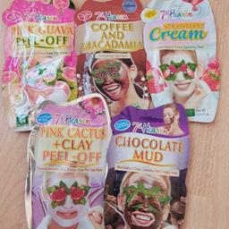5 face masks. Great stocking fillers and for gift hampers. rrp for 1 is £2.50