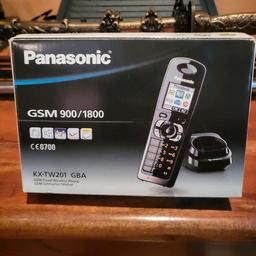 Biete ein Panasonic GSM 900/1800 KX-TW201 GBA Schnurlos Telefon an

Verkaufe dieses Telefon in einem sehr guten Zustand.
Es funktioniert mit einer SIM - Karte, die nicht mit dabei ist.
Es ist also kein Festnetztelefon.
Es hat ein sehr schönes Design.

Versand innerhalb Deutschlands ist möglich für 5 €.


Wir sind ein tierfreier Nichtraucherhaushalt.