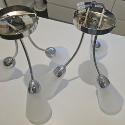 Used Ceiling Lights
Silver and white
Two lights available together or separately 
£20 each 
Collection Only.