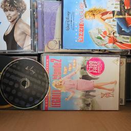 Joblot cds and Dvds. All different types of music. Need it gone Asap. there are 2 boxes of cds and dvds. 