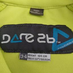 verkaufe einen Skipullover Gr. 104 von Dare 2B. Farbe neon grün. 5,--. Versand bei Übernahme der Versandkosten möglich. Privatverkauf