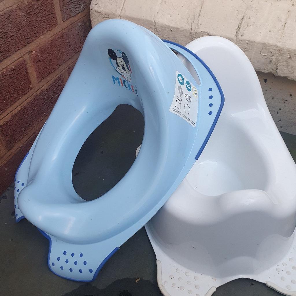 potty & toilet seat free for collection only used when grandchildren came
