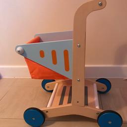 Great shopping cart fun to play with also can help toddlers walk incredible features can also fit many things within it