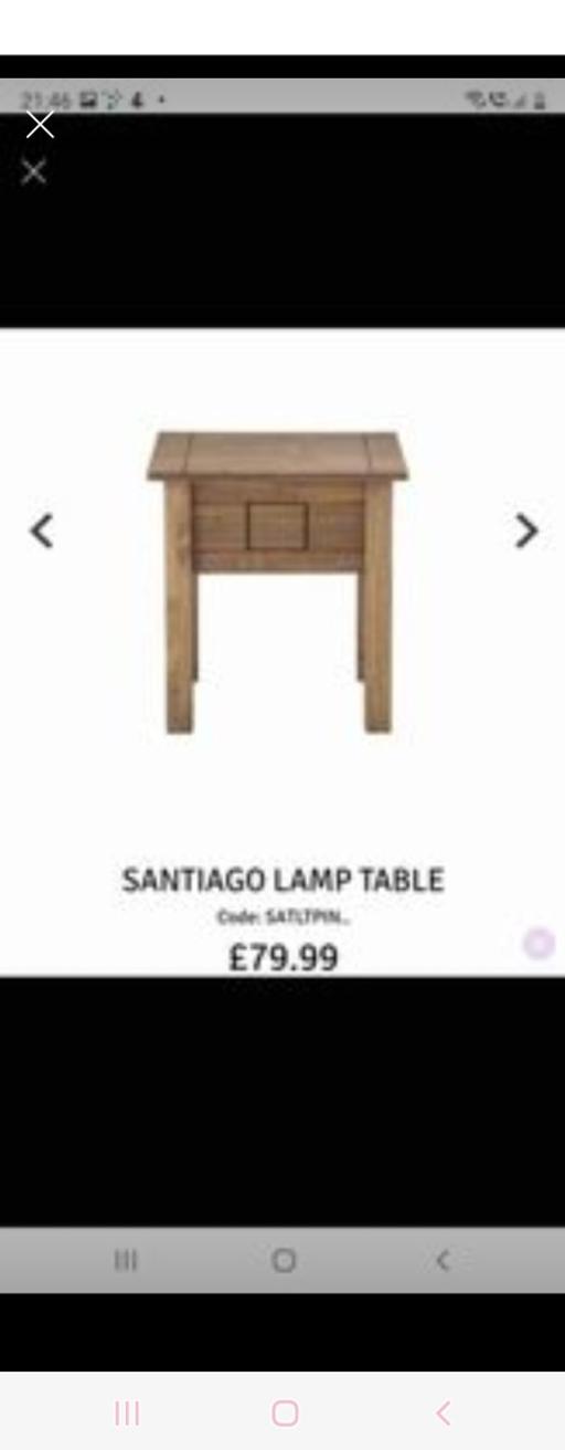 Buy & Sell West Midlands Dudley - Photos for SANTIAGO LAMP TABLE