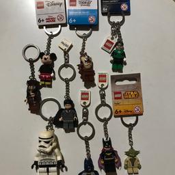 Lego Keyrings , as new , £15 for all. , Collection only