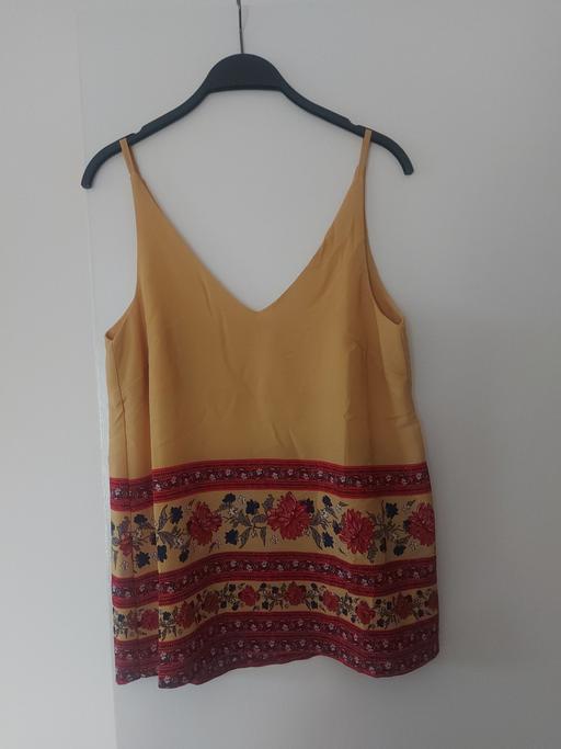 Buy & Sell Surrey Spelthorne - Photos for Mustard Cami Top with Floral Print