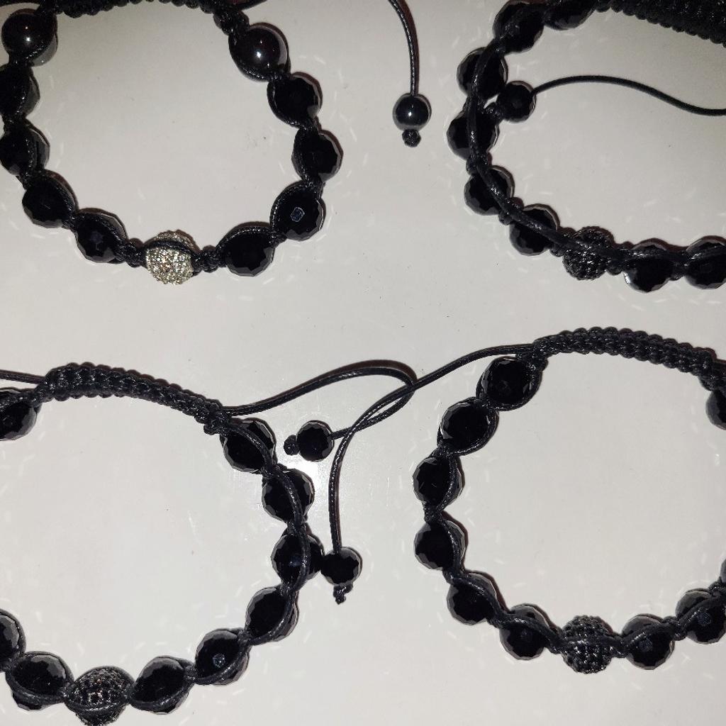 Having a clearout of my craft business store room.

This is for a job lot of 50 brand new shamballa/macrame unisex bracelets.

All brand new never worn.

6x Bhuddas
7x Large Pave Cross
2x Single Pave Balls
1x Gunmetal Pave
6x Rhinestones
1 Gold Metal
4x Small Celtic Cross
4x Black Faceted Pave
2x Triple Bead
4x Shiny Black Rounds
1x Skull
11x Slim Crosses

Collection from Chingford E4
or can be posted.

Feel free to ask questions.