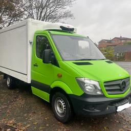 2018 Mercedes sprinter fridge freezer box van one owner from new with full service history 360 cameras automatic gear box mot next year van runs and drives a1 I’ve bought 2 ones had dividing walls removed with rear one left for tools they are just short of 6ft high and have fully working fridge and freeze that hold temp but can be easily removed same with box if someone wanted to put tipper or transporter/ recovery these are limited to 60mph from new so they haven’t been abused but can take restriction off for full price also can remove walls fridges or box if needed cheap van with sensible miles £6000 plus vat