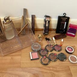 Collection of unwanted items. All eye shadow is brand new. Eye shadows, liners and lipsticks.Loads of nail polish and hair accessories have either been used a little or are old. Take the lot together. Collection only from Bromsgrove B 61