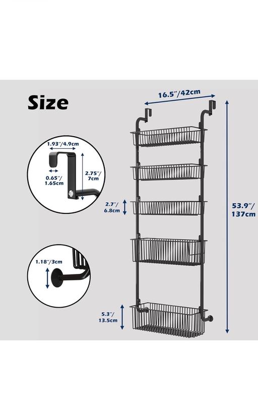 Buy & Sell Hertfordshire Watford - Photos for 5 tier over door storage organiser rack