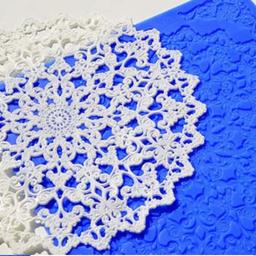 Add intricate lace patterns to your baked goods with the Crystal Candy Round Doily Lace Silicone Mat. This sugarcraft mould is perfect for all occasions and is made from high-quality silicone material.

Use this decorating tool to take your cake decorating skills to the next level. The mat is ideal for those who enjoy baking and want to create stunning designs without the need for professional skills. Get your hands on this must-have item for your home, furniture, and DIY collection.

Crystal Candy Lace Silicone Mats still in original packaging.

Mat in new condition.
See photos for details and condition.

I will combine shipping if you purchase more than one item

Please contact me with any questions.