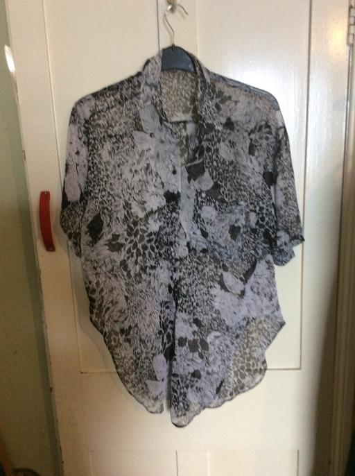 Buy & Sell Bristol Saint Judes - Bristol - Photos for Black & White Voile Blouse Size 10