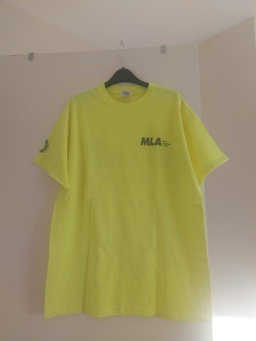 Buy & Sell Surrey Spelthorne - Photos for Mens Yellow MLA T-shirt