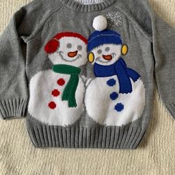 Used Christmas jumper, wore only for an hour age 18-24 month