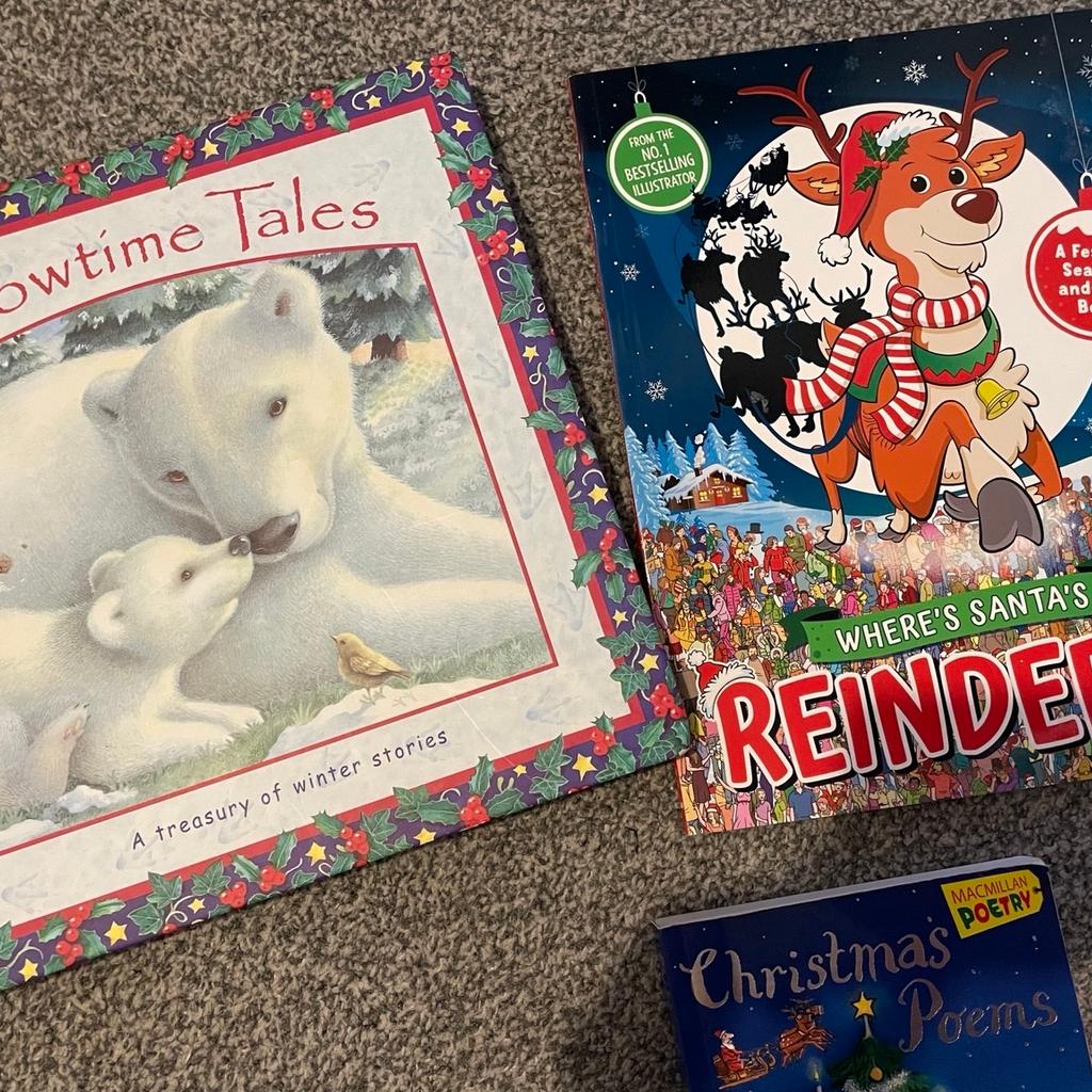 Christmas books in excellent condition