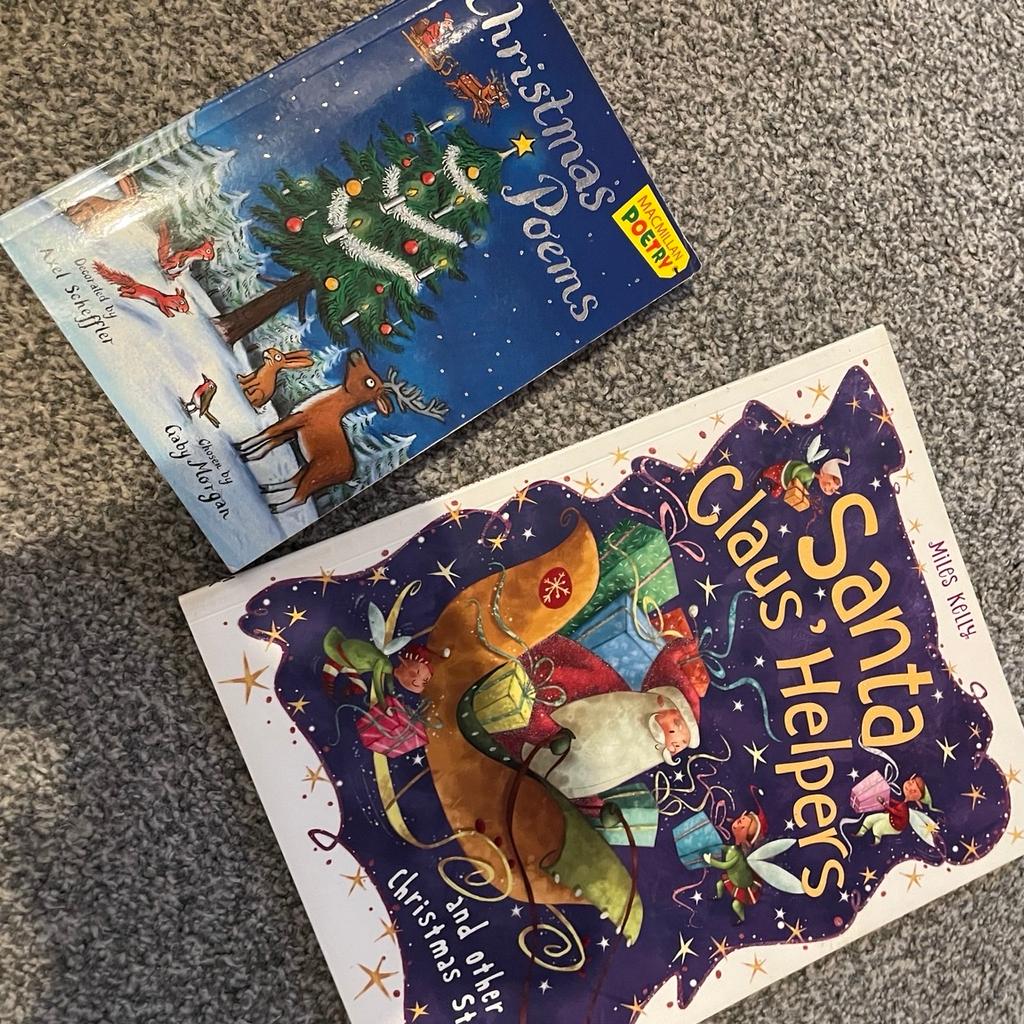 Christmas books in excellent condition