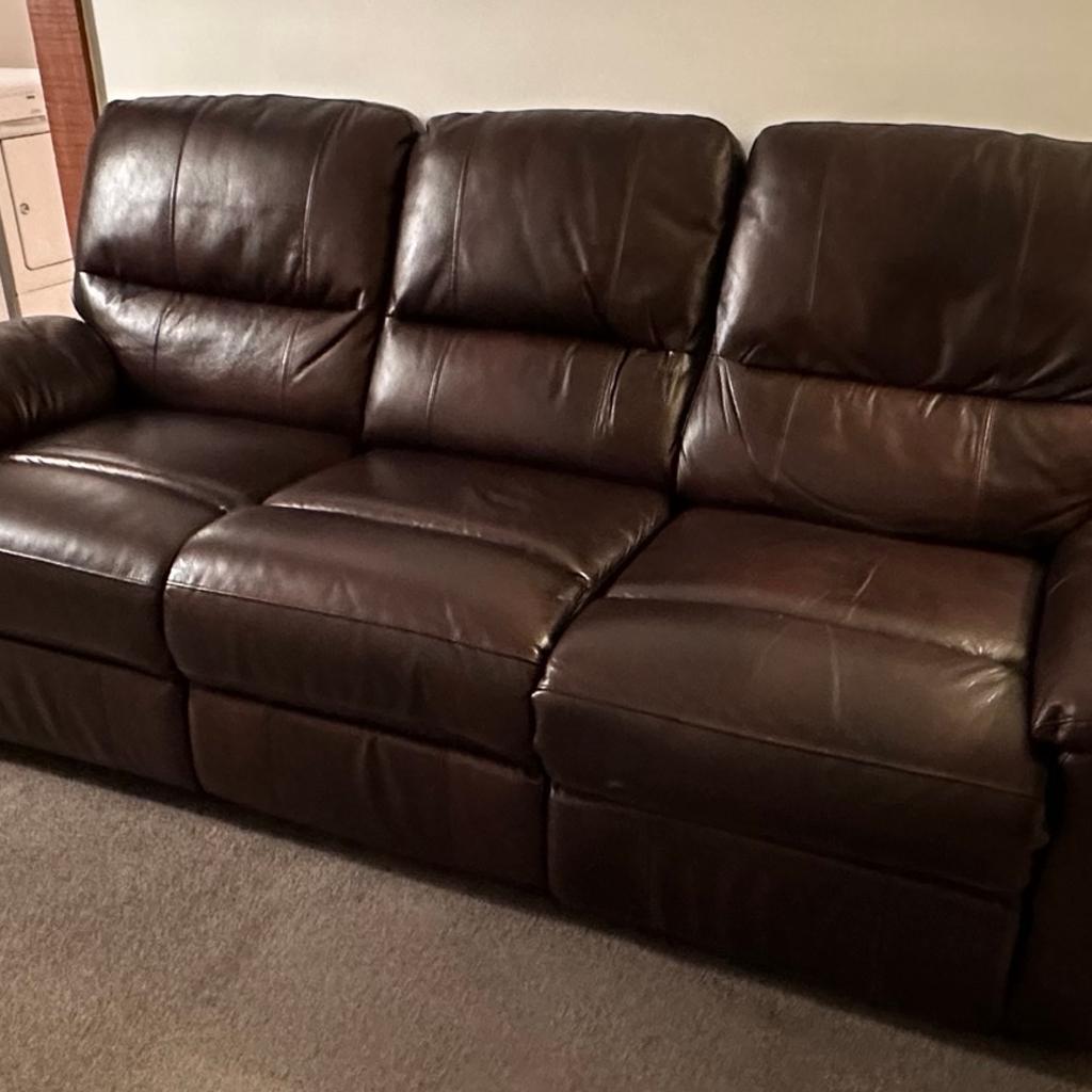 3 Seater Recline Faux Leather Sofa in B47 Bromsgrove für 300,00 £ zum