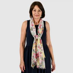 Ladies Women's Fashion Floral Printed Scarf Shawl Wrap Gifts For Women 185x60 cm Pink

Style this beautiful scarf to protect yourself from the sun's scorching heat. It is made from a soft, comfortable fabric with bright prints and patterns. You can style this with a top, tunic or dress.

 Made from 100% polyester
 Soft and comfortable
 Floral printed design
 The size of this scarf is 185 x 60 cm

Product Details

 Colour; Pink
 Dimensions; 185 x 60 cm
 Type; Scarf
 Care Instructions; Machine Washable
 Material Percentage; 100% Polyester
 Gender; Female