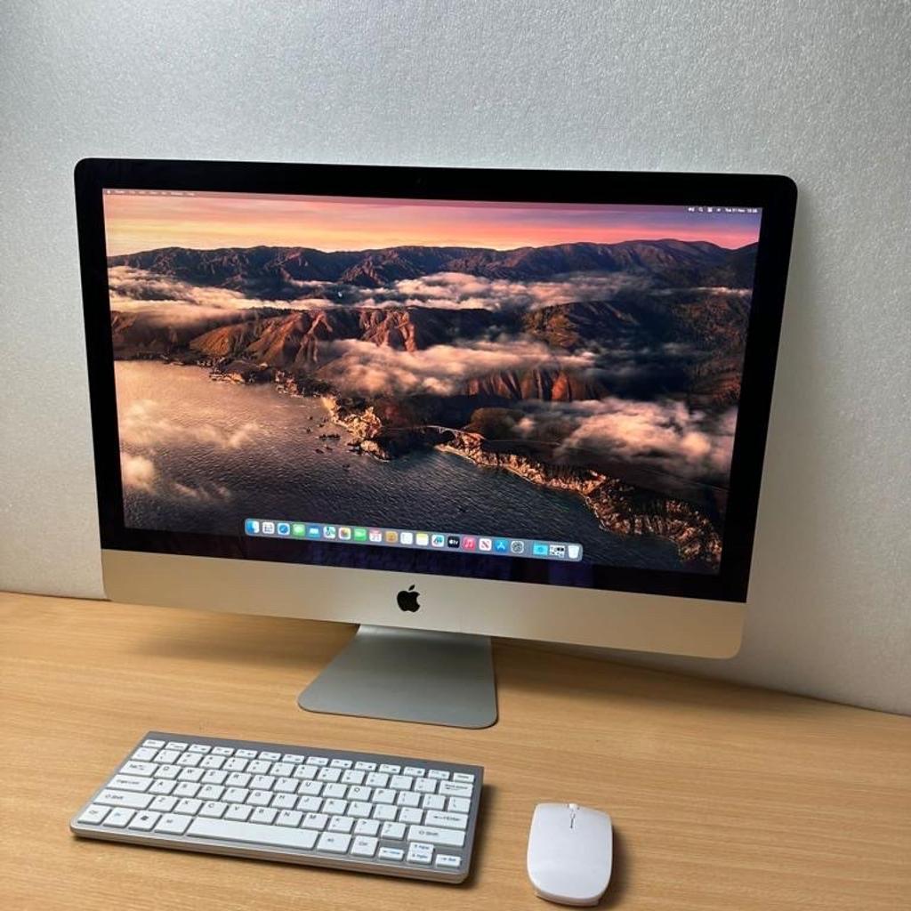 High Spec Apple iMac 27” Latest Venturer OSX Intel i5 16GB Ultra Slim SSD

Ultra Slim Apple iMac 27" Excellent Condition Quadcore Graphics Great For Games, Graphic Design, Photo editing etc

Comes with Microsoft Office Package, Word, PowerPointI, Excel etc

Apple iMac Retina 27” inch 2015

Intel Core i5 3.2 Ghz Quad Core
8GB Ram or 16Gb Ram extra £20
AMD Radeon R9 M390

macOS Ventura (Version 13.2.1)

Built in Retina Display 27-inch

1TB Storage

Comes with keyboard & mouse

Good Condition. Ready to use. Fully working with 6 months warranty
Version 2013Ultra slim Slim edition

Good for Office Work/Video calling/
Video Streaming/
Students/
Photo Editing/
Music Production/
DJ'ing/
Programming.

Everything included ready to use.

macOS Ventura (Version 13.2.1)

Built in Retina Display 27-inch

£295