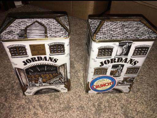 Buy & Sell Lancashire Preston - Photos for Vintage Jordan Cereal Tins x 2